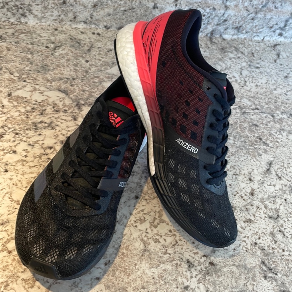 Women's Adidas Adizero Boston 9 Running Shoes - Size 9.
